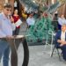 El presidente municipal Oscar Leggs Castro encabezó los honores a la bandera nacional en la explanada de Palacio Municipal