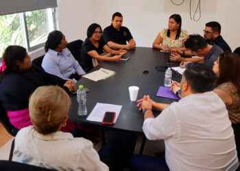 Amelia Andrade López, sostuvo una reunión con representantes del Consulado General de Estados Unidos de América en Tijuana