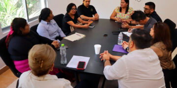 Amelia Andrade López, sostuvo una reunión con representantes del Consulado General de Estados Unidos de América en Tijuana