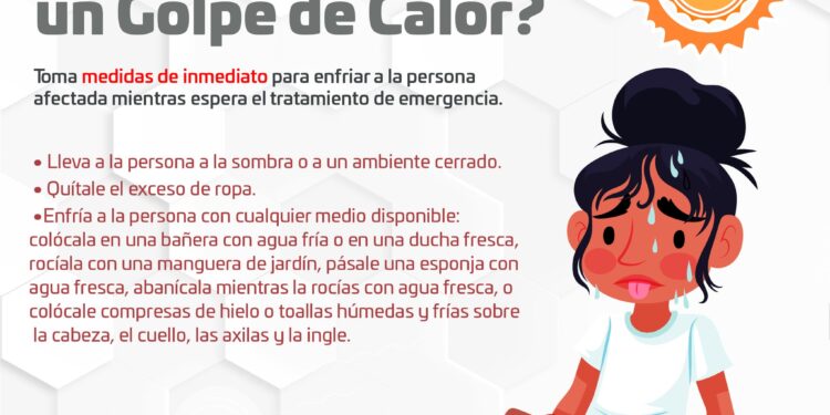 La Dirección Municipal de Salud reitera la importancia de estar alerta ante los síntomas de un golpe de calor