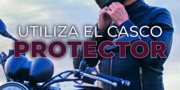 Uso del casco correctamente ajustado puede salvar la vida en caso de cualquier eventualidad en el camino