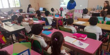 ZOFEMAT, impartió una plática informativa para la conservación del entorno marino a 70 estudiantes de la escuela primaria “Profesor Virgilio Horacio Gastelum Martinez” en Cabo San Lucas