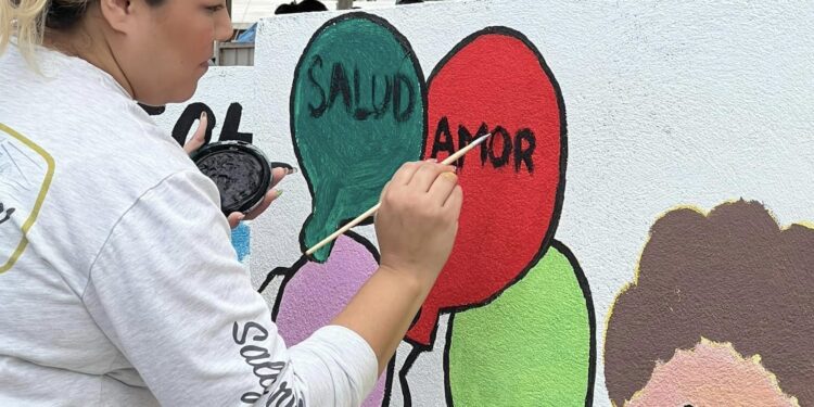 En Cabo San Lucas, lanzó un programa denominado “Pintando Mis Derechos”