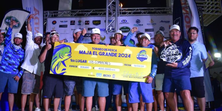 TRIUNFA EQUIPO “LOS COMPADRES” EN TORNEO “PESCANDO EN LA PAZ MAJA EL GRANDE”