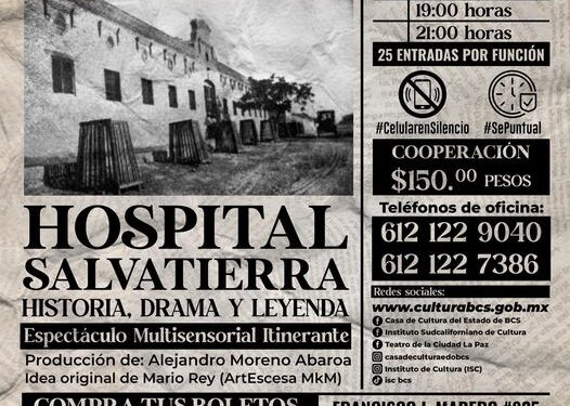PREPARAN ESPECTÁCULO ITINERANTE “HOSPITAL SALVATIERRA, HISTORIA, DRAMA Y LEYENDA”