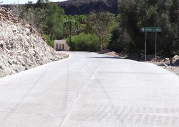 AVANZA EN 95% TRABAJOS DEL CAMINO DE SAN MIGUEL A SAN JOSÉ DE COMONDÚ, SE EJERCEN 33.7 MDP