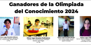 TRIUNFAN 3 ALUMNOS DE LA PAZ Y UNO DE COMONDÚ EN OLIMPIADA DEL CONOCIMIENTO 2024