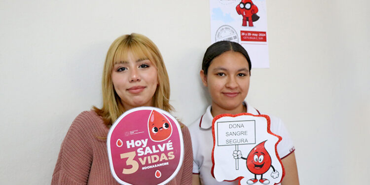 PROMUEVE SALUD DONACIÓN ALTRUISTA DE SANGRE ENTRE ESTUDIANTES DE NIVEL MEDIO SUPERIOR