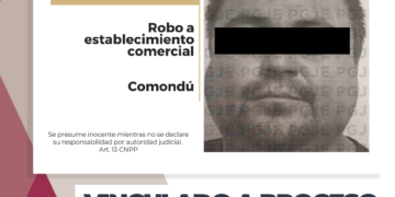 QUEDA EN PRISIÓN PREVENTIVA POR ROBO A COMERCIO ABIERTO AL PÚBLICO CD. CONSTITUCIÓN
