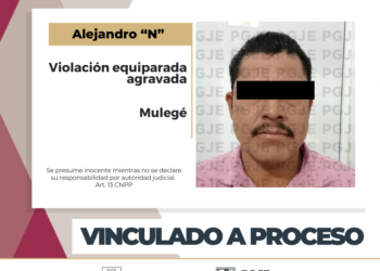 EN PRISIÓN PREVENTIVA IMPUTADO POR VIOLACIÓN EQUIPARADA AGRAVADA