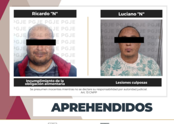 APREHENDE PGJE A DOS PERSONAS EN LA PAZ Y MULEGÉ