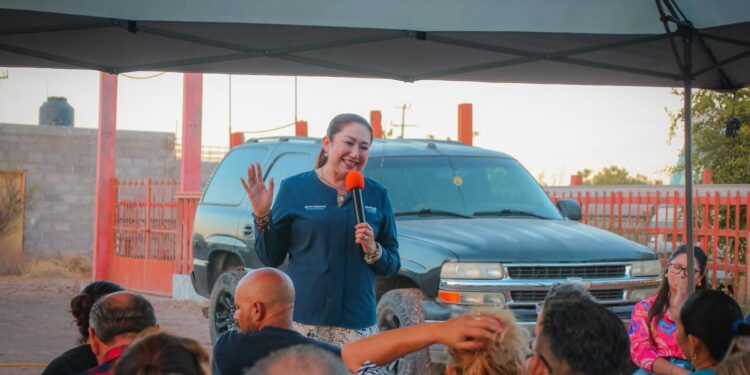 ENTREGA EDITH AGUILAR OBRA DE AMPLIACIÓN DE ALCANTARILLADO EN HEROICA MULEGÉ