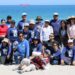 Realizan macro limpieza en la playa El Coromuel