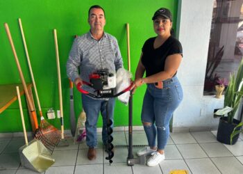 Raúl Verdugo Montaño dio inicio a la entrega de material de limpieza y equipo para el personal de las coordinaciones delegacionales de Vida Silvestre en la zona rural.
