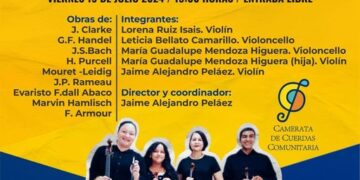 PRESENTARÁN CONCIERTO DE VERANO EN EL CENTRO CULTURAL LA PAZ