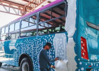 Supervisa Directora de Tránsito Municipal avances en las unidades de transporte público