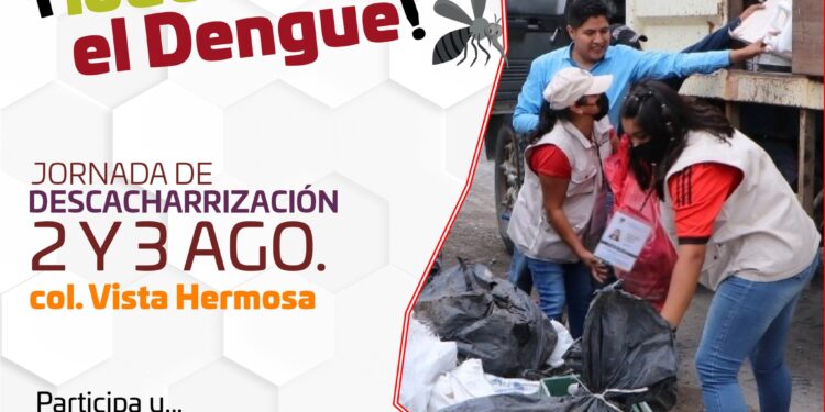 “Lava, tapa, voltea y tira recipientes que acumulen agua de lluvia”