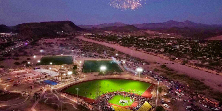Encabeza Alcaldesa Milena Quiroga la entrega del Centro Deportivo Municipal “El Piojillo”