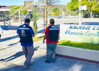 CONTINÚAN TRABAJOS DE SUPERVISIÓN EN REFUGIOS TEMPORALES DE BCS