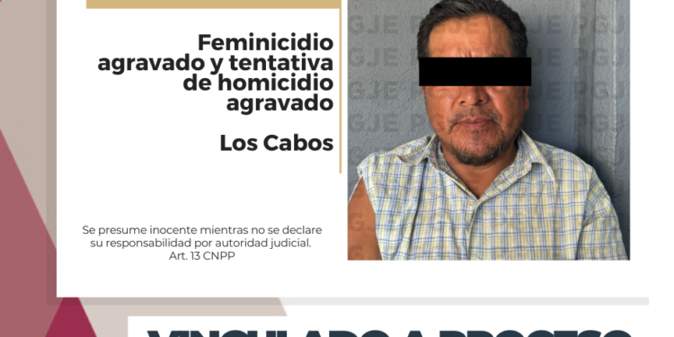 LOGRA PGJE VINCULACIÓN A PROCESO Y PRISIÓN PREVENTIVA PARA DOMICIANO “N” POR FEMINICIDIO AGRAVADO Y TENTATIVA DE HOMICIDIO CALIFICADO
