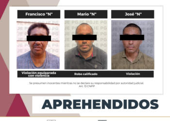 CUMPLIMENTA PGJE 3 ÓRDENES DE APREHENSIÓN 