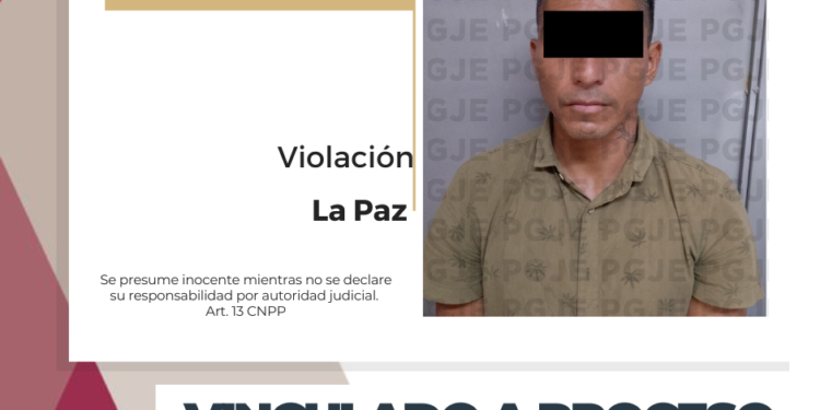 QUEDA VINCULADO A PROCESO Y EN PRISIÓN PREVENTIVA IMPUTADO POR 2 CARGOS DE VIOLACIÓN 