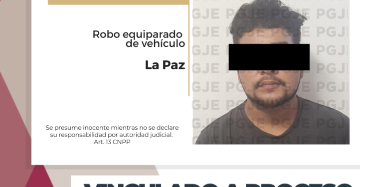 QUEDA EN PRISIÓN PREVENTIVA POR ROBO EQUIPARADO DE VEHÍCULO  