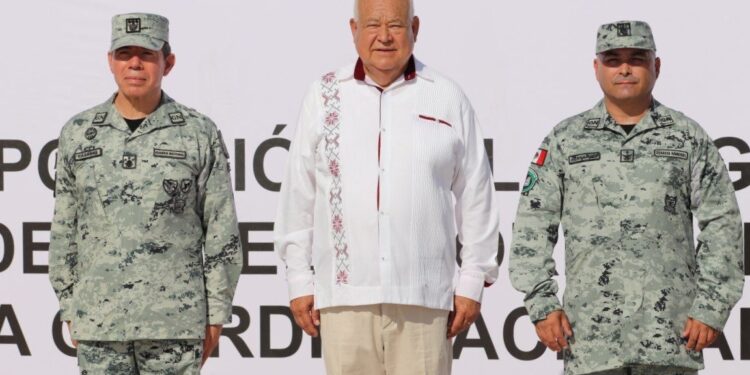 ASISTE VMCC A TOMA DE PROTESTA DEL NUEVO COMISIONADO ESTATAL DE LA GUARDIA NACIONAL EN BCS