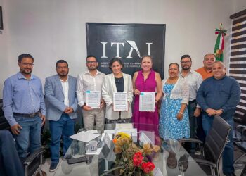 SIGNAN CONVENIO AYUNTAMIENTO DE MULEGÉ E ITAI PARA HACER PÚBLICO PROCESO DE ENTREGA – RECEPCIÓN MUNICIPAL