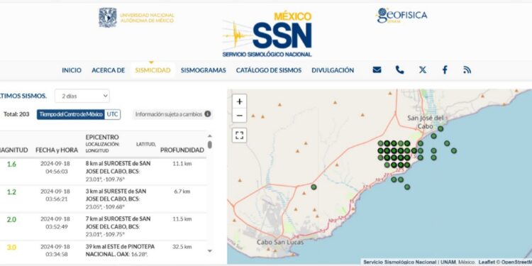 Autoridades monitorean actividad sísmica en Los Cabos; hay una posible nueva falla geológica en estudio
