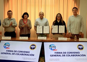 UABCS y Preparatoria Morelos firman convenio de colaboración en materia de derechos humanos y responsabilidad social