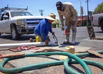 Atendió 182 fugas el OOMSAPAS La Paz durante la semana pasada