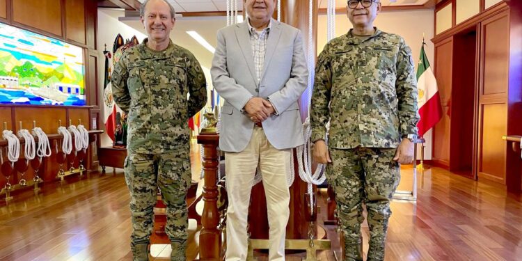 FORTALECEN LAZOS DE COORDINACIÓN ENTRE EL GOBIERNO DE BAJA CALIFORNIA SUR Y LA SECRETARÍA DE MARINA