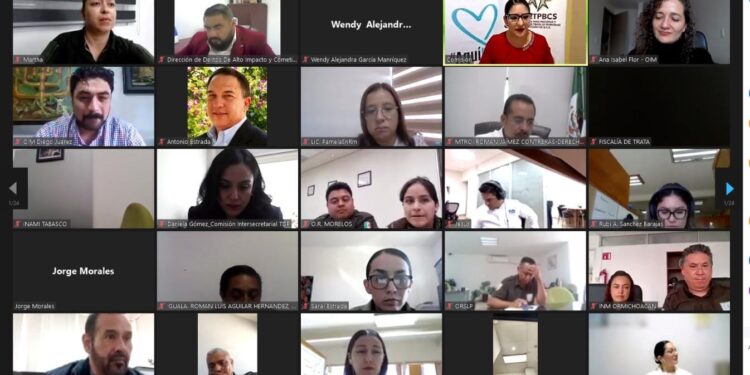 REALIZA BCS PRIMER ENCUENTRO NACIONAL ENTRE COMISIONES DE TRATA Y BÚSQUEDA DE PERSONAS DE LOS ESTADOS