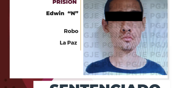 POR ROBO PASARÁ MÁS DE 3 AÑOS EN PRISIÓN