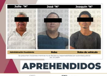 CUMPLIMENTA PGJE TRES ÓRDENES DE APREHENSIÓN