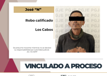 POR ROBO LOS CABOS QUEDA VINCULADO A PROCESO