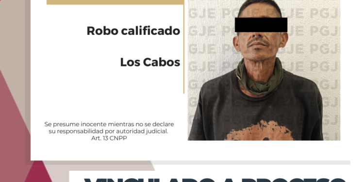 POR ROBO LOS CABOS QUEDA VINCULADO A PROCESO