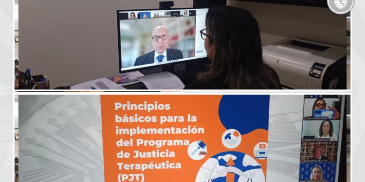 PARTICIPA PGJE EN EL CURSO VIRTUAL DE LA COMISIÓN INTERAMERICANA PARA EL CONTROL DE USO DE DROGAS