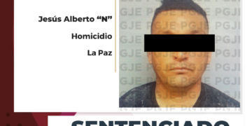 OBTIENE PGJE SENTENCIA DE 10 AÑOS DE PRISIÓN A CULPABLE DE HOMICIDIO EN LA PAZ