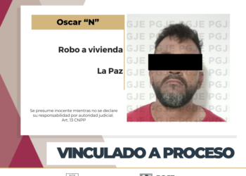 VINCULADO A PROCESO IMPUTADO POR ROBO A VIVIENDA EN LA PAZ