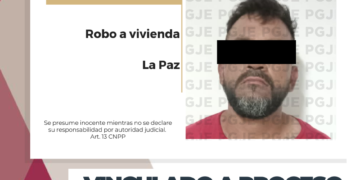 VINCULADO A PROCESO IMPUTADO POR ROBO A VIVIENDA EN LA PAZ