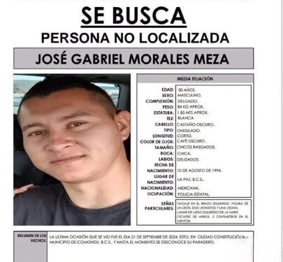 REALIZA SSPE ACCIONES DE BÚSQUEDA PARA LA LOCALIZACIÓN DE DOS ELEMENTOS DE LA POLICÍA ESTATAL