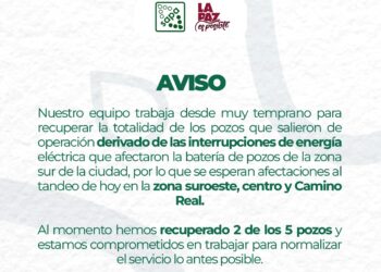 Trabaja OOMSAPAS en reactivación de pozos de agua al sur de la ciudad