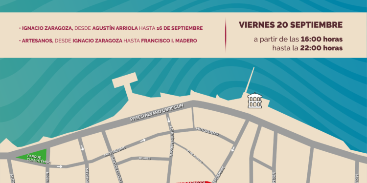 Anuncian cierre de vialidades en el Centro Histórico por el evento “Parqueando 2024”