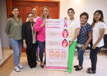 Encabezó Sol Delgado, presidenta del DIF Los Cabos, la organización de actividades por el Mes de la Sensibilización Sobre el Cáncer de Mama