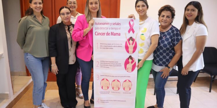 Encabezó Sol Delgado, presidenta del DIF Los Cabos, la organización de actividades por el Mes de la Sensibilización Sobre el Cáncer de Mama