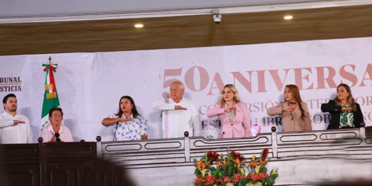 PODER JUDICIAL DEL ESTADO, PRESENTE EN EL 50 ANIVERSARIO DEL ESTADO DE BAJA CALIFORNIA SUR