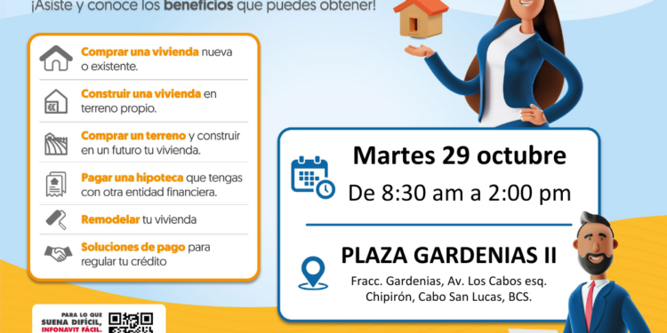 INFONAVIT ACERCA TRÁMITES Y SERVICIOS A DERECHOHABIENTES SUDCALIFORNIANOS  