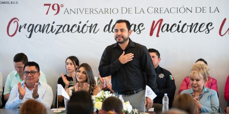 Conmemora Gobierno de Los Cabos 79 Aniversario de la creación de la ONU